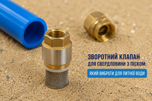Обратный клапан для скважины с песком: какой выбрать для питьевой воды