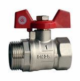 Кран кульовий муфтовий Ду 20 Dekaliber Kraft ВЗ (метелик) DK.104.20 фото