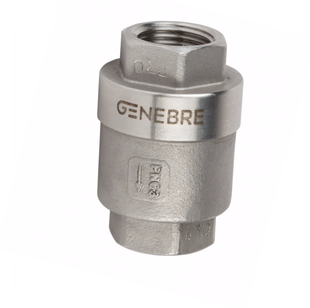 Клапан зворотний нержавіючий муфтовий Genebre 2416 Ду 50 genebre-2416-09 фото