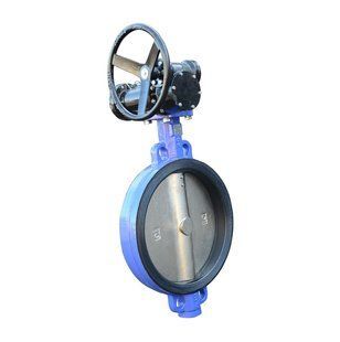 Затвор Батерфляй Walver Ду 250 з нержавіючим диском з редуктором bater-walver-119-1 фото